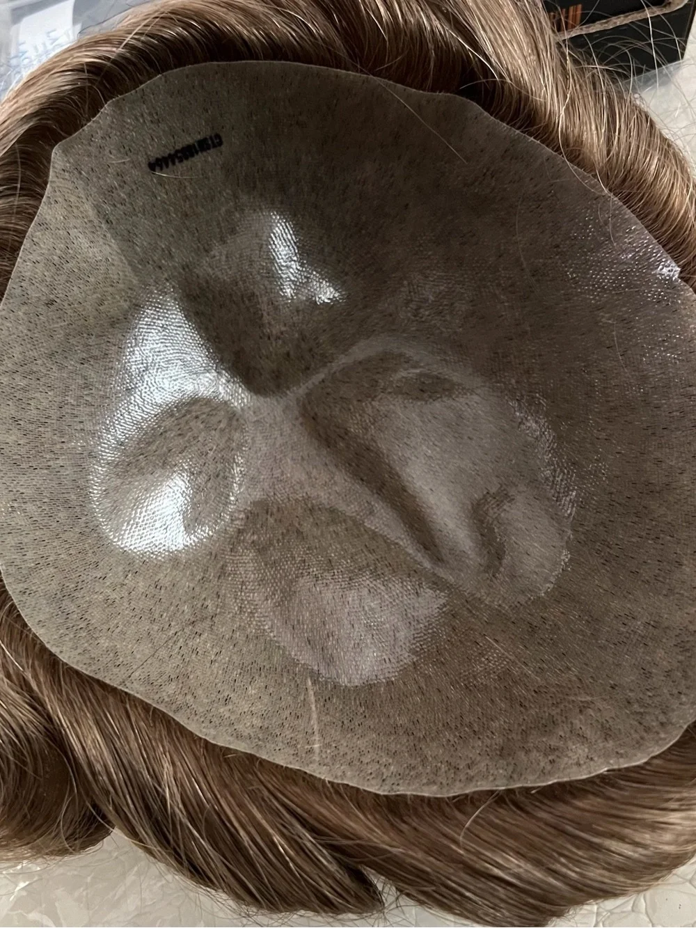 Men’s Human Hair Dirty Blonde #18 Brown Blonde 8x10 Toupee #UC1